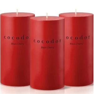 Vela Bottive COCOODOR Pillar Black Cherry 465 g (16,40 oz) x 3 piezas - Imagen 1 de 11