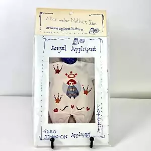 Patrón de ángel vintage de hierro con apliques para niños - Imagen 1 de 2