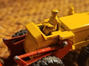 Scatola fiammiferi vintage - pala trattore Aveling Bradford n. 43 - Made in England - Foto 1 di 10