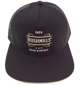 1608 BUSHMILLS WHISKY IRLANDÉS SNAPBACK CAMIONERO MALLA AJUSTABLE RARO L@@K - Imagen 1 de 9