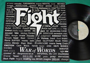 Fight - War Of Words BRÉSIL 1ère presse 1993 Lp épique Judas Priest Rob Halford