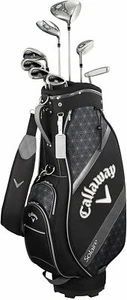CALLAWAY SOLAIRE ladies' black Club Set with Caddy Bag 8pc 2018 model NEW - Picture 1 of 10