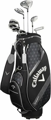 CALLAWAY SOLAIRE ladies' black Club Set with Caddy Bag 8pc 2018 model NEW - Image 1 of 4