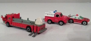Micro Machines Firefighter Lot (Qty Of 3) - Picture 1 of 8