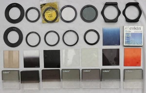 Genuine Cokin Bundle 8 Filters / 2 x Holders & Various Adapter Rings Job Lot - Picture 1 of 1