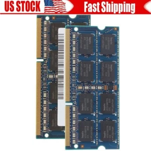 2 x 2GB DDR31066MHz PC3-8500S 2RX8 SO-DIMM 204Pin Laptop Memory RAM For Hynix - Picture 1 of 6