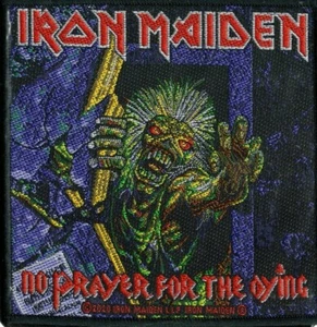 Iron Maiden No Prayer For The Dying gewebter Aufnäher-woven Patch NEU & OFFICIAL