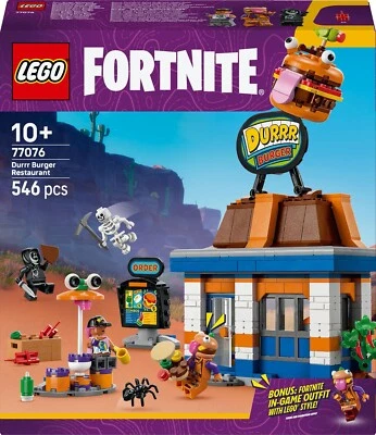 LEGO Fortnite 77076 Durrr Burger Restaurant 546 pcs Toy Building Kit - Image 1 of 4