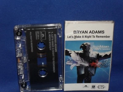 BRYAN ADAMS LETS MAKE A NIGHT TO REMEMBER - AUSTRALIAN CASSINGLE - Image 1 of 3