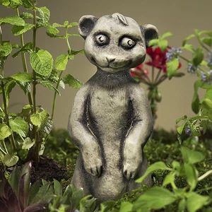 Betonguss Erdmännchen 50454 Figur Skulptur Dekoration Beetstecker Garten Deko - Bild 1 von 1