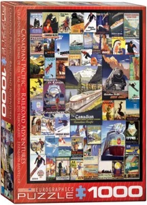 NUEVO SELLADO Railroad Adventures 1000 piezas Rompecabezas EuroGraphics - Imagen 1 de 3