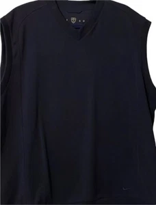 Herren Nike Golf Fit Dry Marineblau Ärmellos Golf Weste Shirt Größe Large - Bild 1 von 10