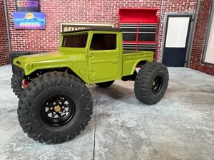 Ready to run Custom Axial SCX24. WT-Micro FJ45 Body w/ KarnageRC chassis - Picture 1 of 12