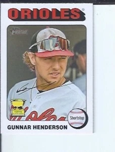 Gunnar Henderson 2024 Topps Heritage Highlights Trophy Cup White Border - Picture 1 of 1
