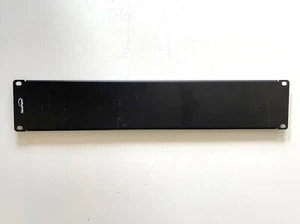 19" rack mount blank panel cover 2 space units high by NavePoint - Picture 1 of 3