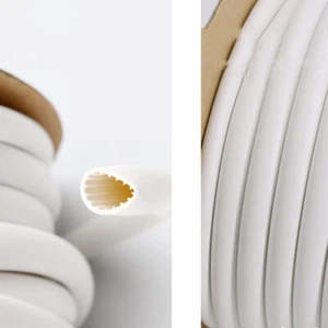 0.5mm²-25mm² White Wire Number Tube Plum Blossom Tube PVC Inner Teeth Printing - Picture 1 of 7