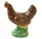 VINTAGE CAST IRON ROOSTER COIN BANK 6"