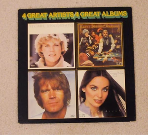 4 Great Artists /LP Glen Campbell, Crystal Gayle, Kenny Rogers, Anne Murray - Picture 1 of 3