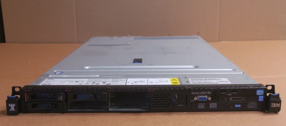 IBM System x3550 M4 7042-CR7 6C E5-2640 8GB RAM 500GB HDD 4x 2.5" Bay HMC Server - Image 1 of 4