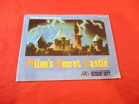 Milon's Secret Castle Nintendo NES Instruction Manual Booklet ONLY