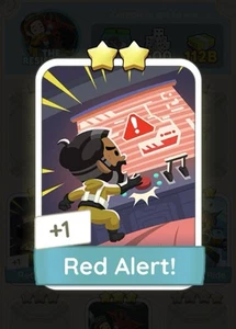 Red Alert - Monoply Go Sticker - Picture 1 of 1