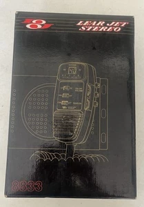 Learjet stereo 8833 40 channelCB Transceiver NIB Controls On Mic - Zdjęcie 1 z 6