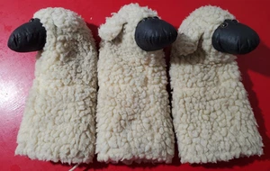 3 Kappies Sheep Golf Club Head Cover 10" Animal Plush Made in USA Universal - Picture 1 of 9