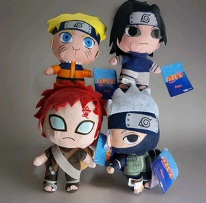 NWT Naruto Shippuden Stuffed 7-8" Plush Doll Anime Licensed Set of 4 - Picture 1 of 12