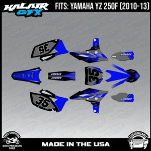 Graphics Kit for YAMAHA YZ250F (2010-2013) Dream Series - Blue Shift - Picture 1 of 4