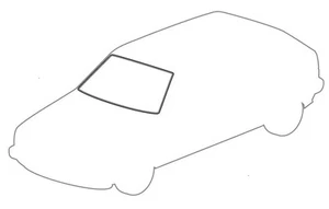Windscreen Seal Deluxe VW Polo 863845121B Top Quality - Picture 1 of 3