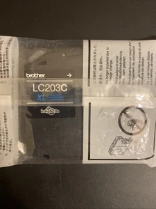 Brother LC203C XL błękitny niebieski wkład atramentowy do MFC-J895DW J690DW J491DW J491DW - Zdjęcie 1 z 2
