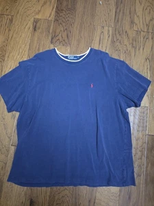Polo Ralph Lauren Navy Tee Sz Xxl - Picture 1 of 2
