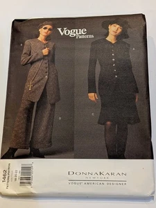 Vogue 1462 Donna Karan Jacket Skirt Pants Size 18-22 Vintage - Picture 1 of 2