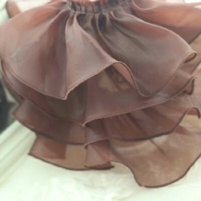 Mesh Ruffles Pleated Trimming Chiffon Edging Fabric Craft Cloth Dress Upholstery - Image 1 of 4