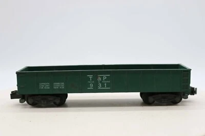 American Flyer #931 T&P Gondola Rare PROTOTYPE KNUCKLE COUPLERS 1950's S Scale - Image 1 of 4