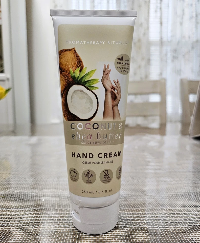 Aromatherapy Rituals COCONUT & SHEA BUTTER Hand Cream 8.5 fl oz VEGAN