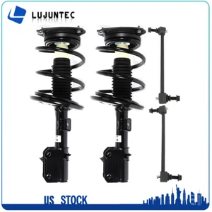 4 Pieces Front Struts W/ Spring & Sway Bar End Links For 2009-2014 Nissan Maxima - Picture 1 of 5