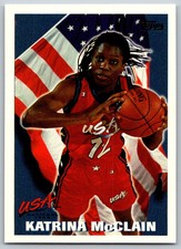 1996 Topps USA Women's National Team #6 Katrina McClain    USA