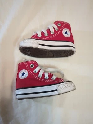 Zapatos Converse All Star Baby rojos talla 2 Foto 1 de 4