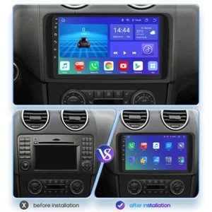 Fit MERCEDES ML GL 300 320 350 500 550 W164 ANDROID 12 CarPlay GPS Car Radio DSP - Picture 1 of 13