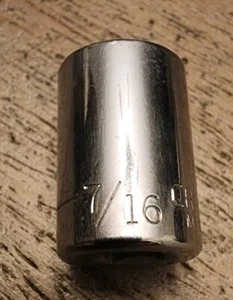 Craftsman USA 7/16" Socket 12 Point 1/4" Drive -VV- 43606 - Picture 1 of 5