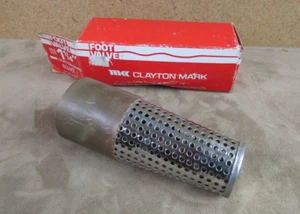 NOS! CLAYTON MARK NO.6340 1-1/4" PIPE SIZE BRASS FOOT VALVE PART NO.3398C - Picture 1 of 4
