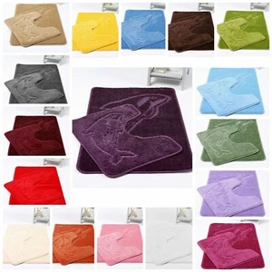 Juego de 2 alfombras de baño antideslizantes de diseño de delfines - Imagen 1 de 18