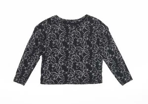 TU Girls Black Cotton blend Blouse Size 6 Years - - Picture 1 of 12