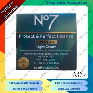 No7 Protect and Perfect Advanced Night Cream 50ml - Brand New - Picture 1 of 3