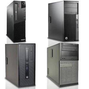 FAST DELL/HP/LEN/FUJ COMPUTER DESKTOP PC CUSTOMISE RAM HDD PROCESSOR WINDOWS 10 - Picture 1 of 6
