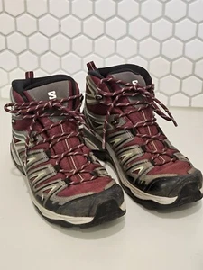 Salomon X Ultra Pioneer Mid Hiking Boots Womens Size 9.5 Waterproof Trail Shoes - Picture 1 of 11