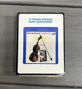 Merle Haggard- Rainbow Stew, Live at Anaheim Stadium - 8 Track Tape - Foto 1 di 4