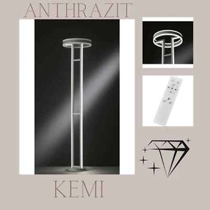 Deckenfluter Kemi Wofi by Global Technics LED Stehleuchte Standlampe Anthrazit - Bild 1 von 10