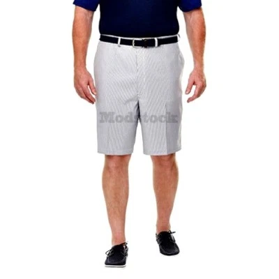 Pantalones Cortos C505 Haggar H26 Perfomance Cintura Rayas Nuevos sin Etiquetas Foto 1 de 3